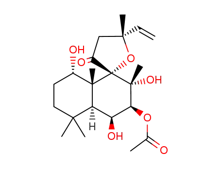 Molecular Structure of 220423-84-7 ((13R)-Spiroforskolin)