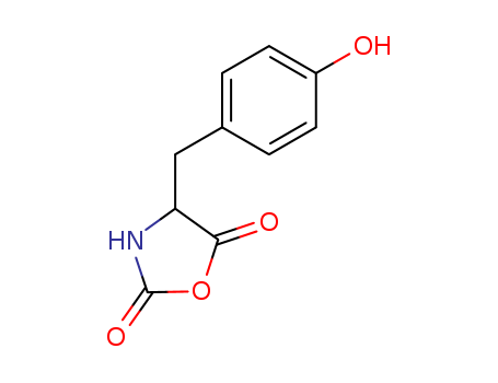 2,5-Oxazolidinedione,4-[(4-hydroxyphenyl)methyl]-