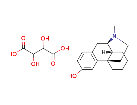 Molecular Structure of 143-98-6 (DEXTRORPHAN D-TARTRATE)