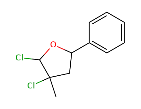 2,3-Dichloro-3-methyl-5-phenyl-tetrahydro-furan