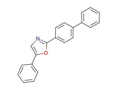 5-phenyl-2-(4-phenylphenyl)-1,3-oxazole                                                                                                                                                                 