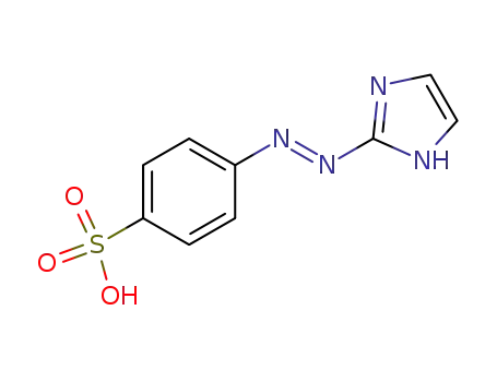 Molecular Structure of 108106-91-8 (4-(1<i>H</i>-imidazol-2-ylazo)-benzenesulfonic acid)