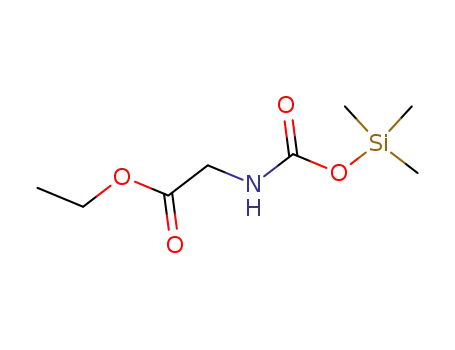 Molecular Structure of 39982-07-5 (N-(Trimethylsiloxycarbonyl)-L-gly-aethylester)