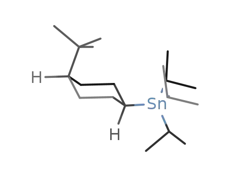 Molecular Structure of 83802-07-7 (Stannane, [4-(1,1-dimethylethyl)cyclohexyl]tris(1-methylethyl)-, cis-)