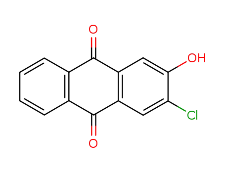 Molecular Structure of 733053-53-7 (2-chloro-3-hydroxy-anthraquinone)