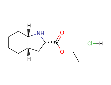 1H-Indole-2-carboxylicacid, octahydro-, ethyl ester, hydrochloride (1:1)