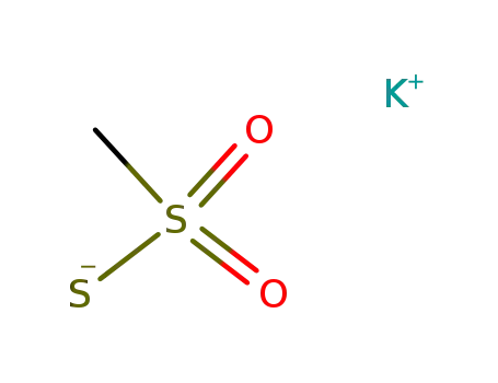Molecular Structure of 6340-98-3 (Potassium thiomethanesulfonate)
