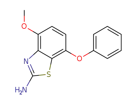 Molecular Structure of 383865-10-9 (4-methoxy-7-phenoxy-benzothiazol-2-yl-amine)