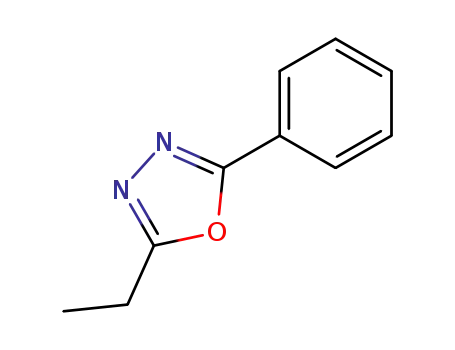 Molecular Structure of 73314-40-6 (2-ethyl-5-phenyl-1,3,4-oxadiazole)