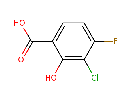 3-CHLORO-4-FLUORO-2-HYDROXYBENZOIC ACID