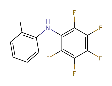2,3,4,5,6-pentafluoro-N-o-tolylbenzenamine