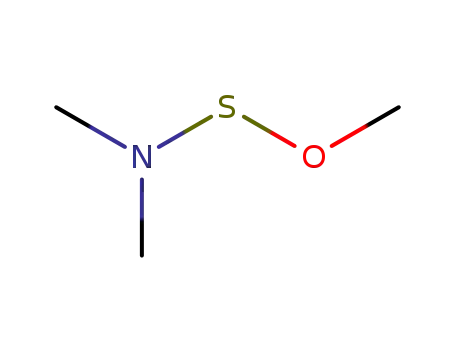 Molecular Structure of 62161-73-3 (Amidosulfoxylic acid, dimethyl-, methyl ester)