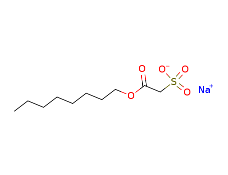 Acetic acid, 2-sulfo-,1-octyl ester, sodium salt (1:1)