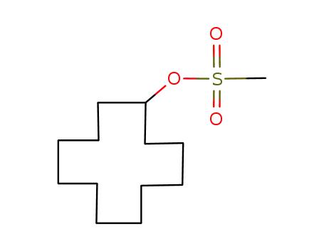 Molecular Structure of 103763-35-5 (cyclododecyl methanesulfonate)