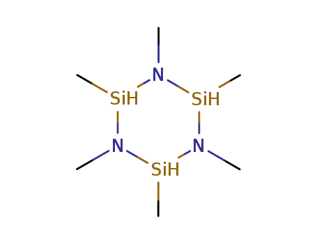 Molecular Structure of 2587-46-4 (1,2,3,4,5,6-HEXAMETHYLCYCLOTRISILAZANE)