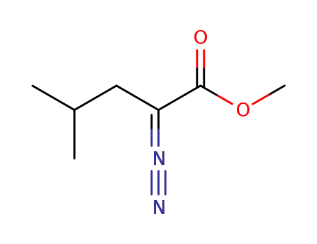Pentanoic acid, 2-diazo-4-methyl-, methyl ester