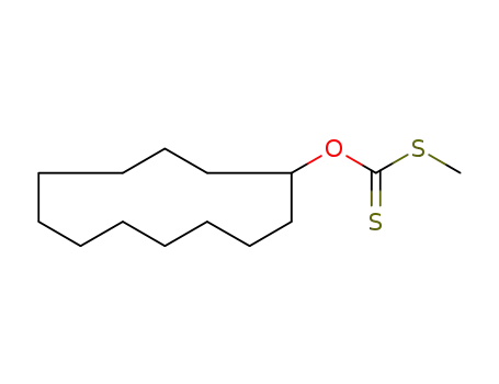 Molecular Structure of 4373-12-0 (O-cyclododecyl-S-methyl dithiocarbonate)