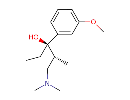 Molecular Structure of 433936-14-2 ((+)-(2R,3R)-1-dimethylamino-3-(3-methoxyphenyl)-2-methylpentan-3-ol)
