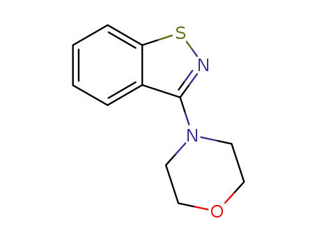 Molecular Structure of 22801-59-8 (3-(morpholin-4-yl)-1,2-benzoisothiazole)