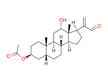 3β-Acetoxy-12α-hydroxy-20-methylen-5β-pregnan-21-al