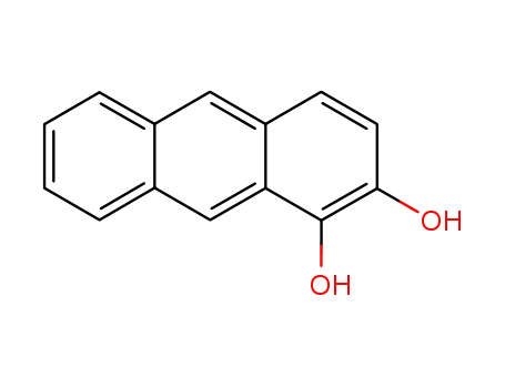 Molecular Structure of 577-95-7 (1,2-Anthradiol)
