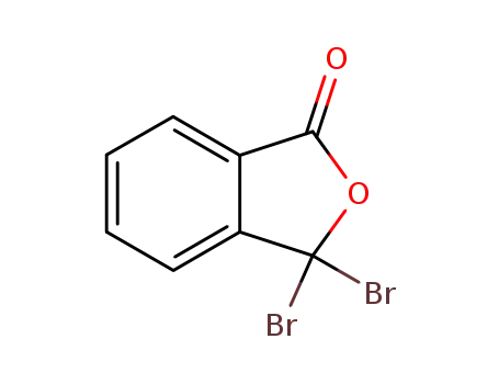 Molecular Structure of 169141-21-3 (1(3H)-Isobenzofuranone, 3,3-dibromo-)