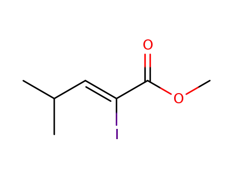 (Z)-2-Iodo-4-methyl-2-pentenoic acid, methyl ester