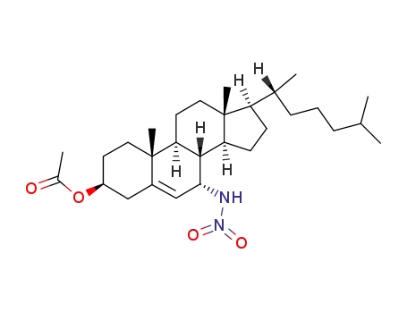 7α-nitroaminocholest-5-en-3β-yl acetate