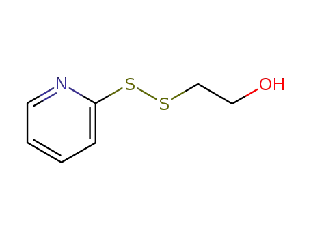 Molecular Structure of 111625-28-6 (2-(2-(Pyridin-2-yl)disulfanyl)ethanol)