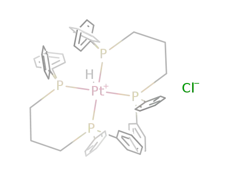 Molecular Structure of 136813-67-7 ((PtH(dppp)2)Cl)