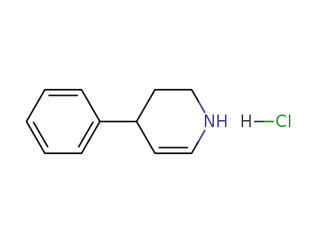 Molecular Structure of 84473-59-6 (1,2,3,4-tetrahydro-4-phenylpyridinium chloride)