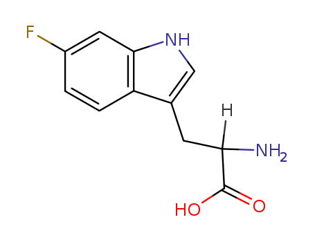 2-amino-3-(6-fluoro-1H-indol-3-yl)propanoic acid