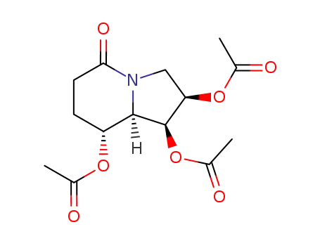 (1S,2R,8R,8AR)-1,2,8-TRIACETOXY-OCTAHYDRO-5-OXYINDOLIZINE
