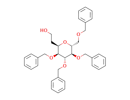 tetra-O-benzyl-1-<(2'-hydroxy)ethyl>-glucopyranose