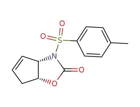 (3aS,6aR)-3-(toluene-4-sulfonyl)-3,3a,6,6a-tetrahydrocyclopent-4-enoxazol-2-one