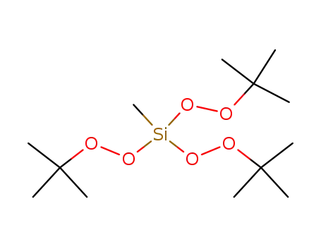 Molecular Structure of 10196-45-9 (Silane, tris[(1,1-dimethylethyl)dioxy]methyl-)