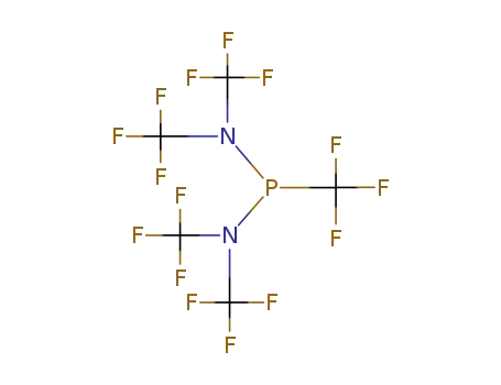 Molecular Structure of 7611-82-7 (Bis{bis(trifluormethyl)amino}-trifluormethylphosphan)