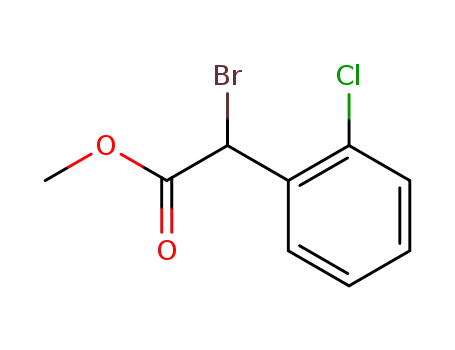 Molecular Structure of 622835-93-2 (Methyl Alpha-Bromo-2-Chlorobenzeneacetic Acetate)