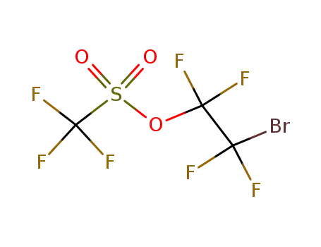 Molecular Structure of 73323-42-9 (Trifluoro-methanesulfonic acid 2-bromo-1,1,2,2-tetrafluoro-ethyl ester)