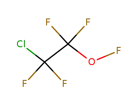 Molecular Structure of 2203-54-5 (1-fluoroxy 2-chlorotetrafluoroethane)