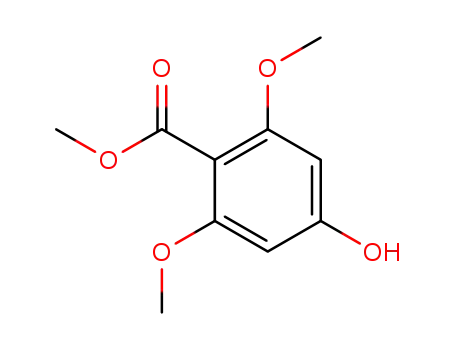 Molecular Structure of 66625-19-2 (methyl 4-hydroxy-2,6-dimethoxybenzoate)