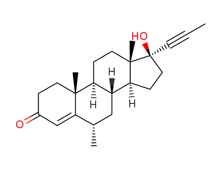 Androst-4-en-3-one,17-hydroxy-6-methyl-17-(1-propynyl)-, (6a,17b)-
