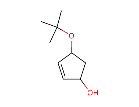 Molecular Structure of 73448-25-6 (4-tert-butoxycyclopent-2-enol)