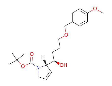 (2S)-((1'R)-hydroxy-4'-[(4-methoxyphenyl)methoxy]butyl)-N-tert-butyloxycarbonyl-2,5-dihydropyrrole