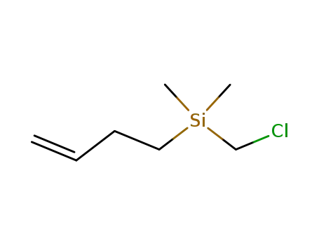 Molecular Structure of 33558-80-4 (but-3-en-1-yl(chloromethyl)dimethylsilane)