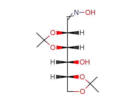 Molecular Structure of 35023-80-4 (2-O,3-O:5-O,6-O-Diisopropylidene-D-mannose oxime)