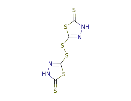 Molecular Structure of 72676-55-2 (5,5'-dithiodi-1,3,4-thiadiazole-2(3H)-thione)