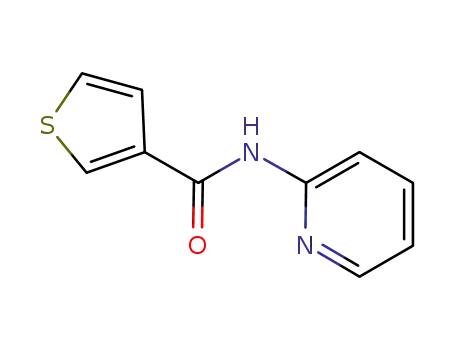 Molecular Structure of 340258-79-9 (N-(pyridin-2-yl)thiophene-3-carboxamide)