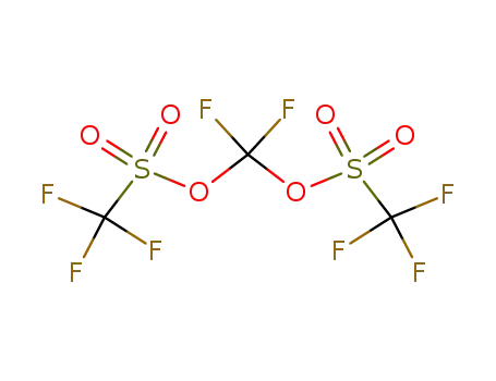Molecular Structure of 74512-41-7 (difluoromethyl bis(trifluoromethanesulfonate))
