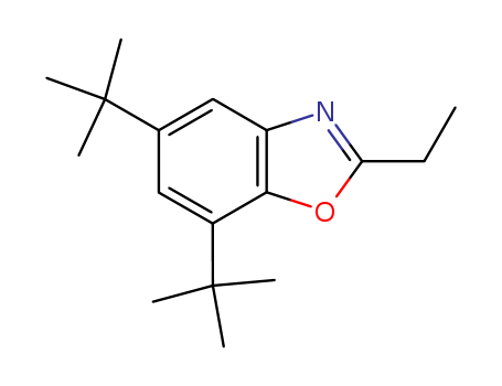 Benzoxazole, 5,7-bis(1,1-dimethylethyl)-2-ethyl-